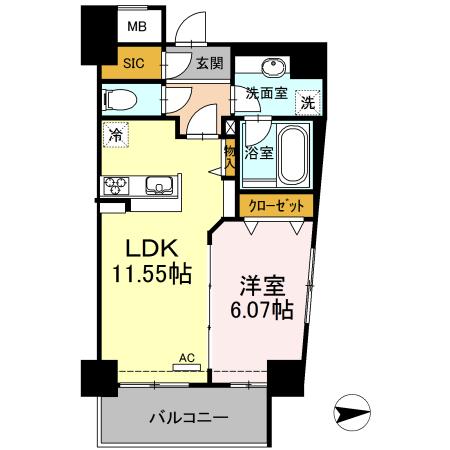SORA（701） 間取り図画像