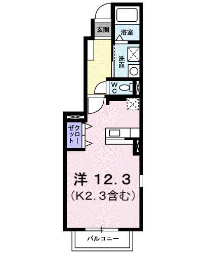 プロヴァンス（101） 間取り図画像
