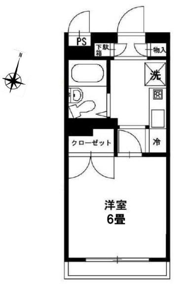 セザール東大和 間取り図画像