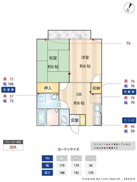 ハイツリバーランド（202） 部屋画像