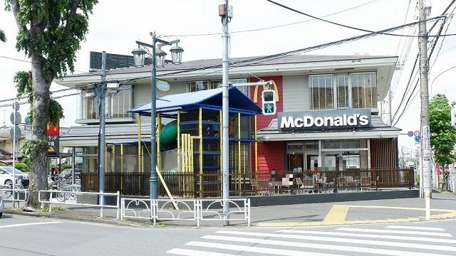 マクドナルド東久留米店：600m