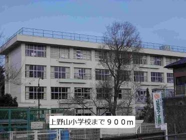 上野山小学校：900m