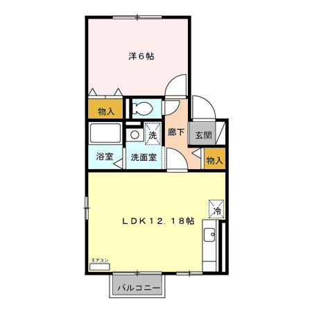 クラレンスホワイト　Ⅰ・II（1201） 間取り図画像