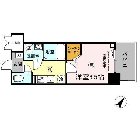 Quarante-deux KITASENDAI（403） 間取り図画像