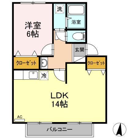 リブレスト鈎取　Ⅲ（105） 間取り図画像