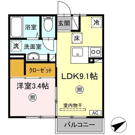Ｎｉｓｈｉｋｉ（102） 間取り図画像