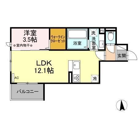 メゾン・ド・グローリー（203） 間取り図画像