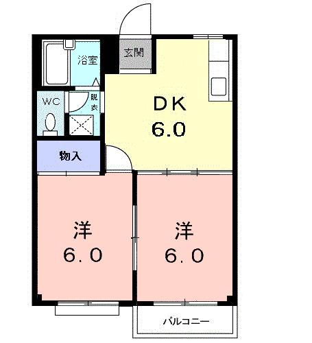 シティハイツサトー（204） 間取り図画像