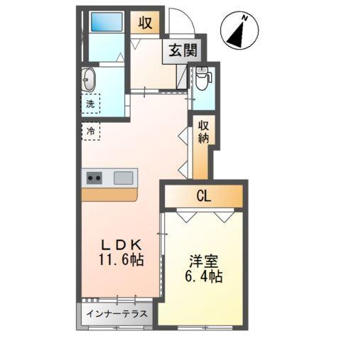 メゾン椿（Ｍａｉｚｏｎ椿） 間取り図画像