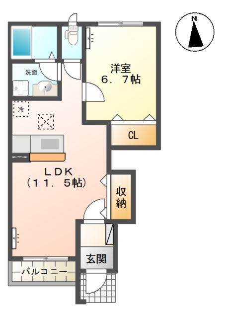 ルミナスコートＡ 間取り図画像