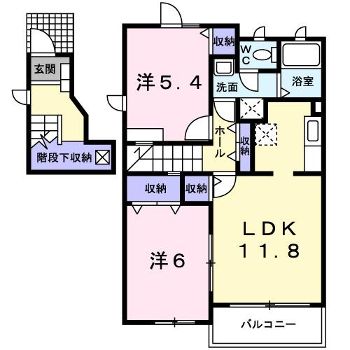 クロスロードスクエア（204） 間取り図画像
