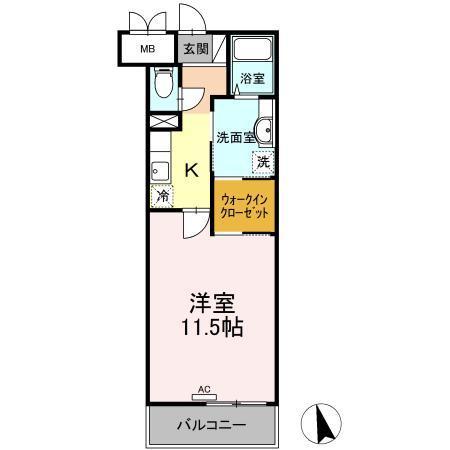 ＦａｒＷｉｓｔｅｒｉａ（402） 間取り図画像