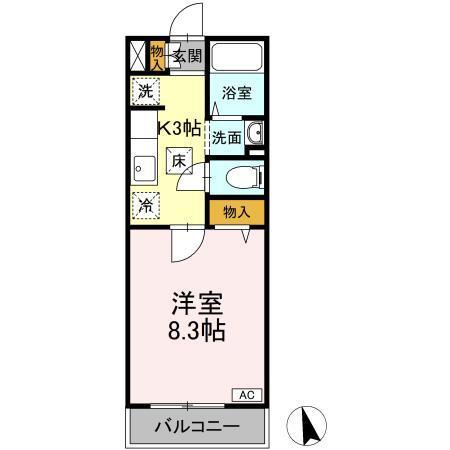 カーサ２１（107） 間取り図画像