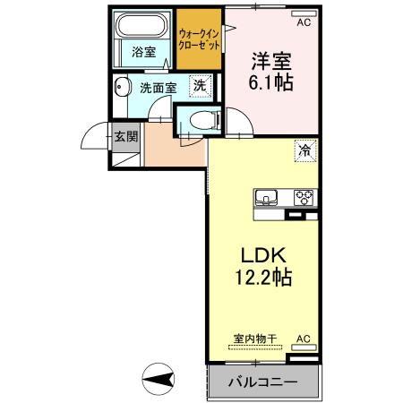 ＶＩＶＡＣＥ（301） 間取り図画像