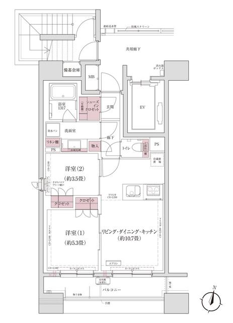  間取り図写真