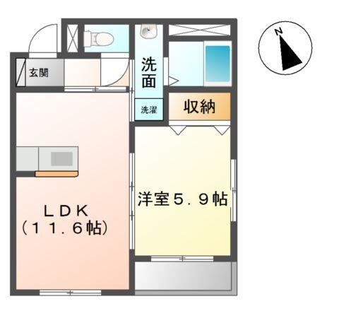 シャインパレス 間取り図画像