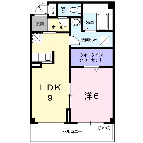 エンジェルコート（302） 間取り図画像