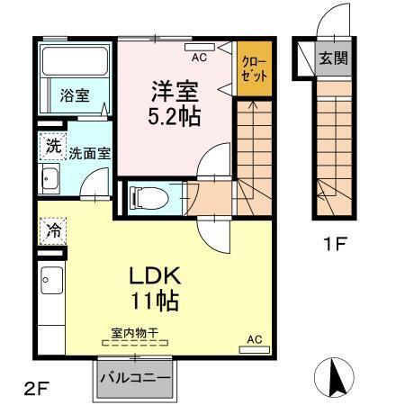 ファミール（201） 間取り図画像