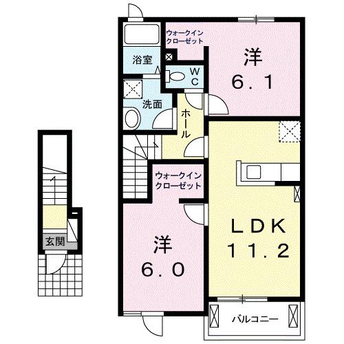 ポラリス二番館（202） 間取り図画像