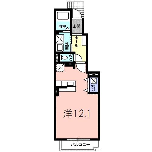 Ｍｏｏｎ　Ｂｒｉｄｇｅ３（103） 間取り図画像