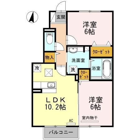 ポルト ボヌール（103） 間取り図画像
