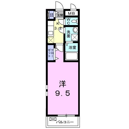 シャンテリオ（204） 間取り図画像