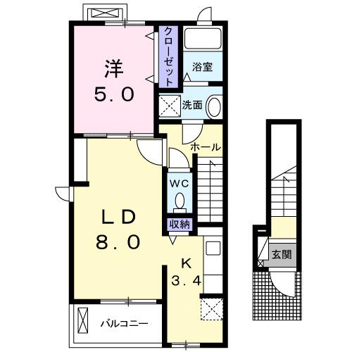 相馬アゴラ（201） 間取り図画像