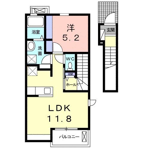 ｙｕｉ（201） 間取り図画像