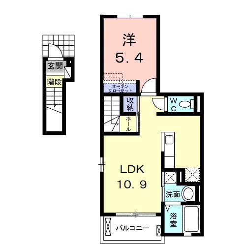 アイラビスタ　Ⅱ（204） 間取り図画像