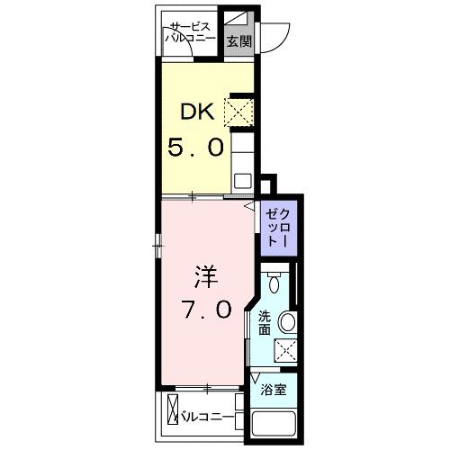 ボヌール・シュン（204） 間取り図画像