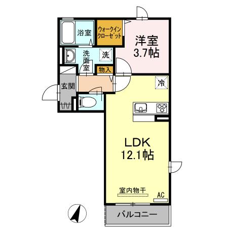 グランシャリオ千代田（301） 間取り図画像