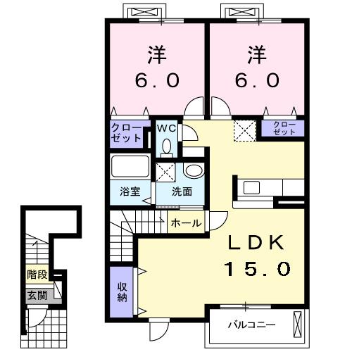 Ｌａｕｒｅｌ　Ｆ．Ａ（202） 間取り図画像