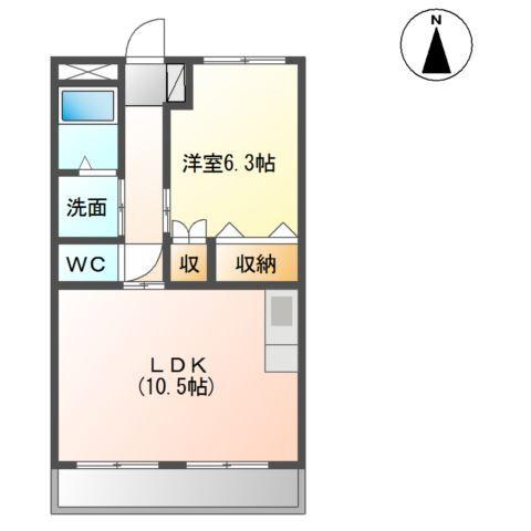 フォレスト壱番館 間取り図画像