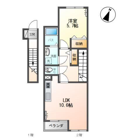ボヌール 間取り図画像