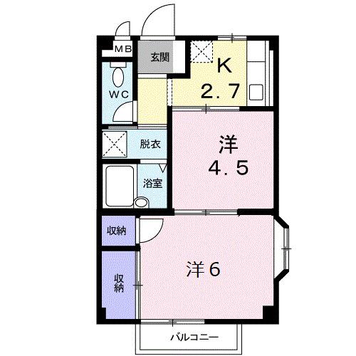 エルディムＫ（101） 間取り図画像
