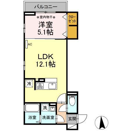 シャンス北山（302） 間取り図画像