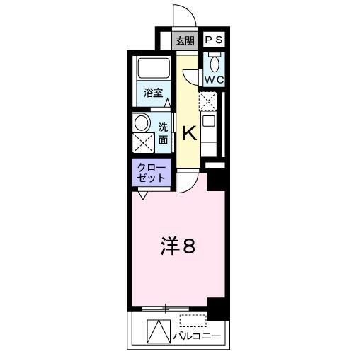 フェリーチェプレッソ北目町（502） 間取り図画像