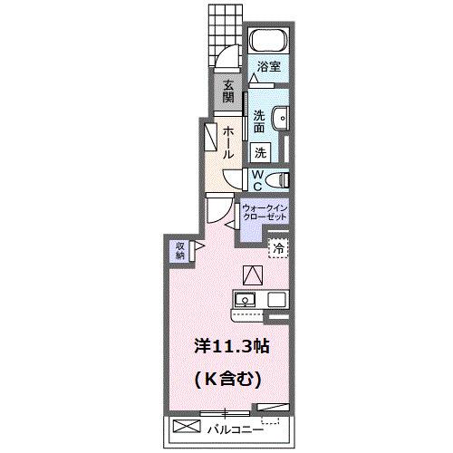 フェルマータＯＨ（103） 間取り図画像