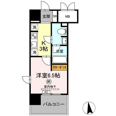 エクルベージュ（404） 間取り図画像