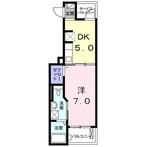 ボヌール・シュン（303） 間取り図画像