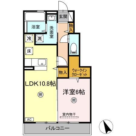 アイリス八乙女（102） 間取り図画像