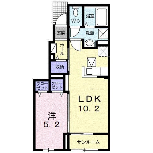 コンフォート　アライブⅤ（103） 間取り図画像