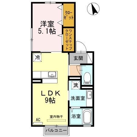 ＲＡＦＦＩＮＥ（202） 間取り図画像