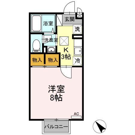 フォンテーヌ・中山（102） 間取り図画像