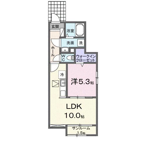 デーア（101） 間取り図画像