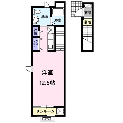 カーサ・コローナ（204） 間取り図画像