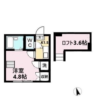 ビューコート小田原（206） 間取り図画像