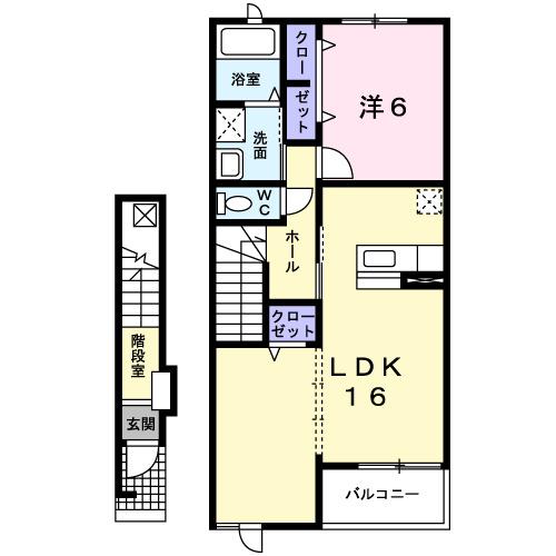 セフィオ・グレースＥ（202） 間取り図画像