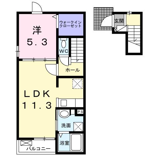 ライズ・トミヤ（204） 間取り図画像