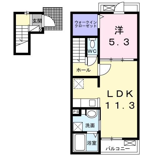 ライズ・トミヤ（203） 間取り図画像